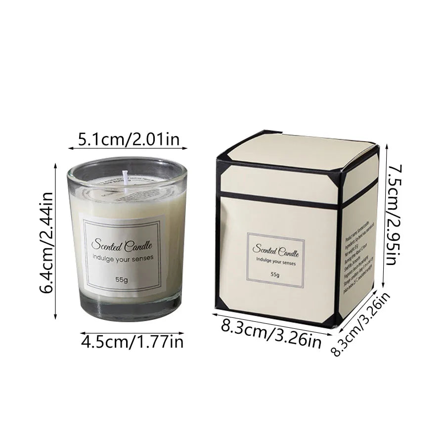 Premium Aromatherapy Candle – Handmade Soy Wax Candle in Glass Jar - candletown.net