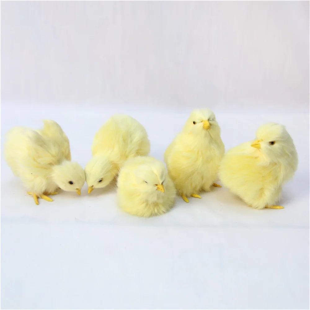 Fluffy Easter Chick Decoration – Cute & Festive Spring Ornament - candletown.net