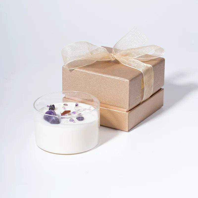 Natural Crystal Aromatherapy Soy Candle - candletown.net