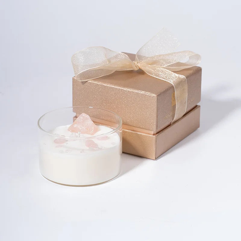 Natural Crystal Aromatherapy Soy Candle - candletown.net