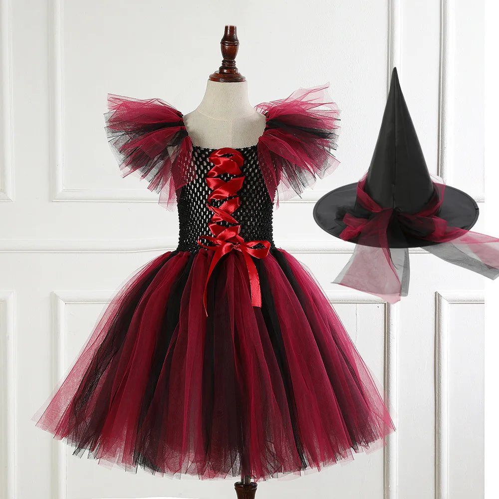 Kids Witch Costume – Hat, Broom & Accessory Options (Multicolor) - candletown.net