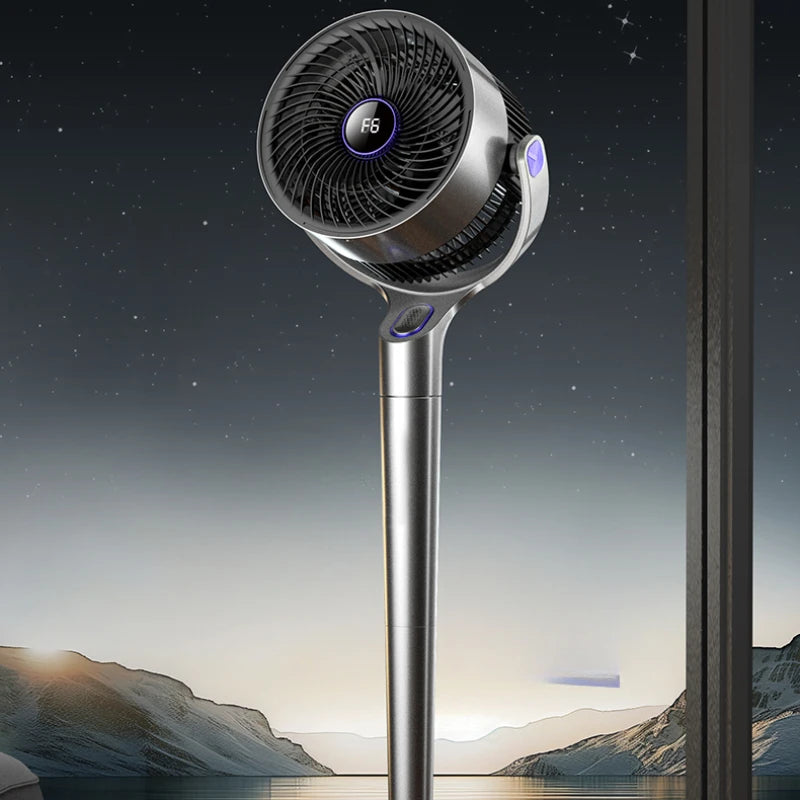 Modern Quiet Air Circulator Floor Fan with Remote Control - candletown.net