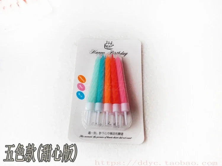 Slim Metallic Birthday Candles – Elegant Cake Topper - candletown.net