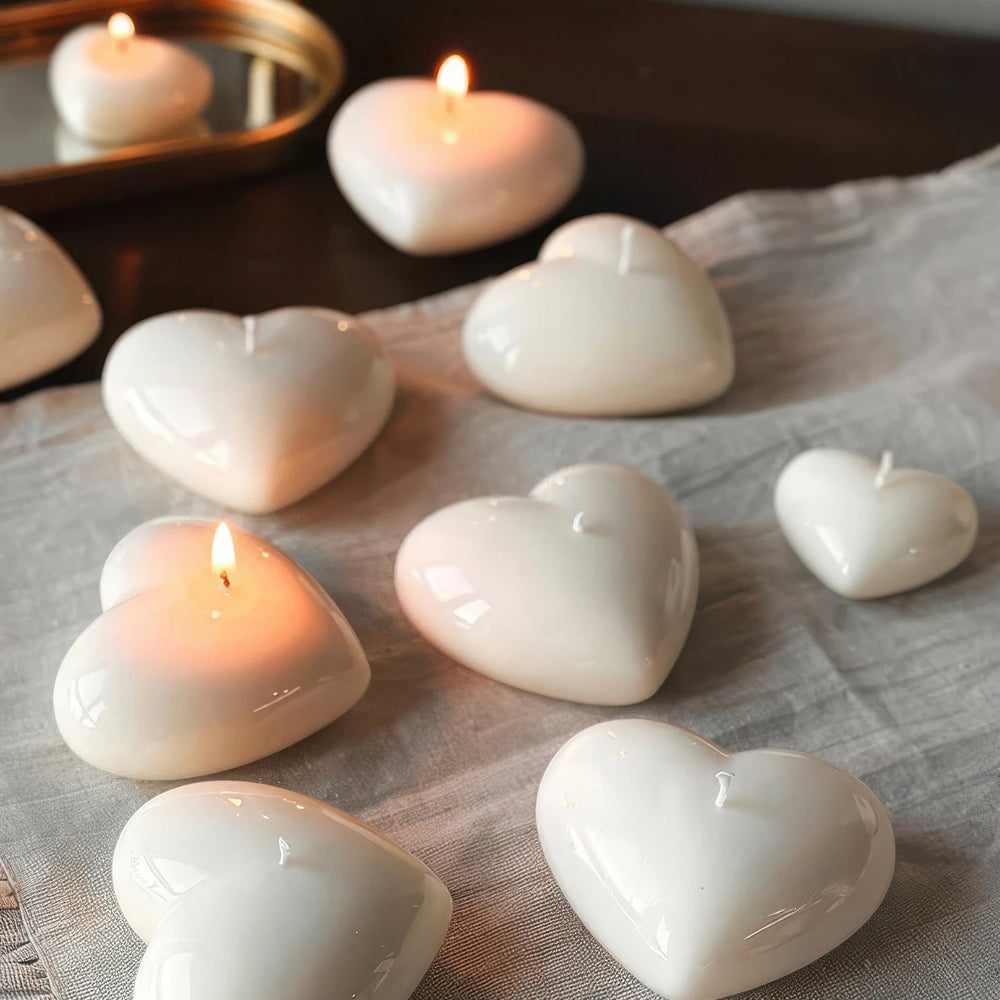 Heart Shaped Scented Candles – Valentine’s Day Set - candletown.net