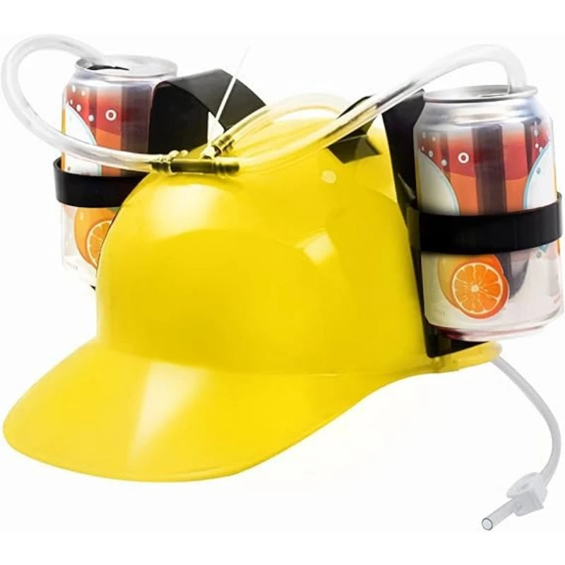 Drinking Helmet with Straw – Party Beverage Hat - candletown.net