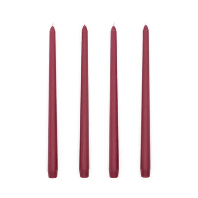 4pcs Colored Taper Candles – Elegant Long Dinner Set - candletown.net