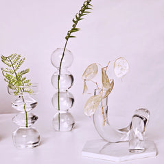 Modern Glass Candle Holder – Nordic Clear Design - candletown.net