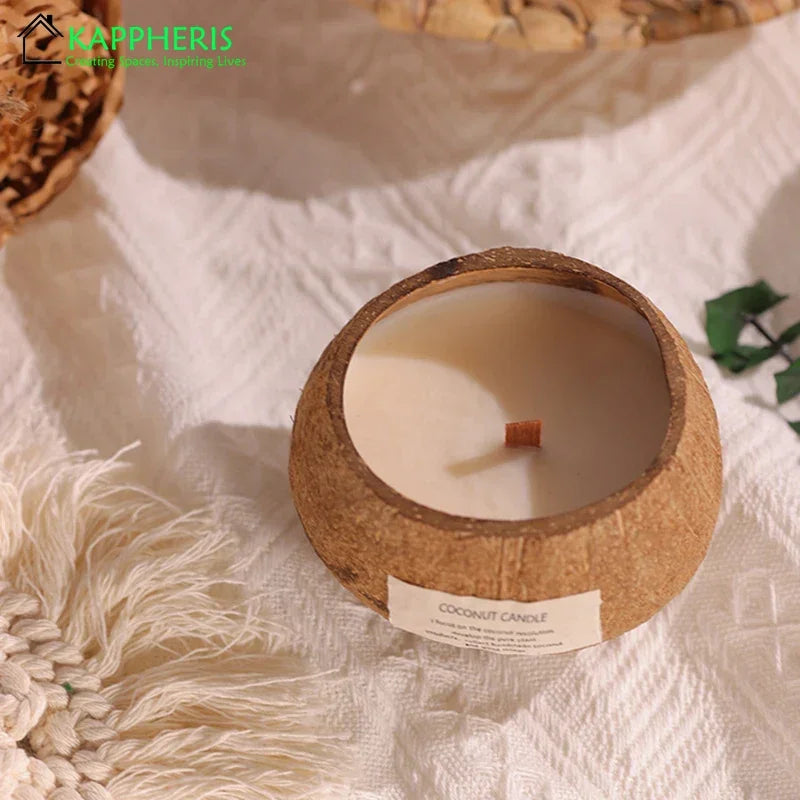Eco-Friendly Soy Wax Aromatherapy Candle with Wooden Wick - candletown.net