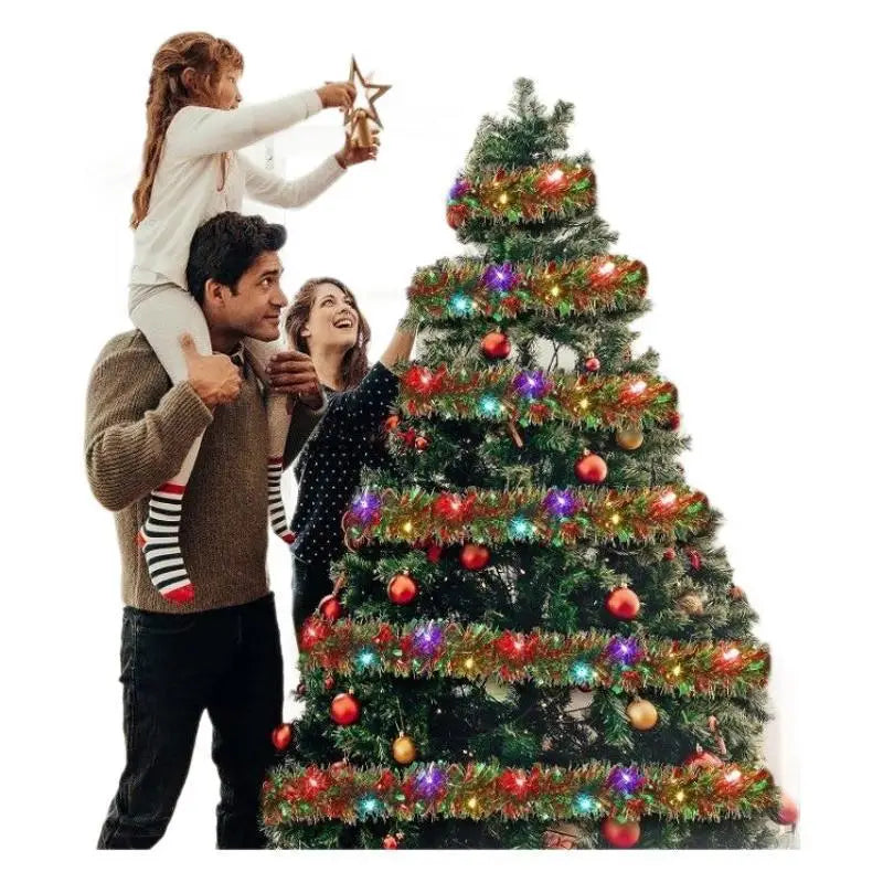 Christmas Ribbon Fairy Light String – 5M / 10M - candletown.net