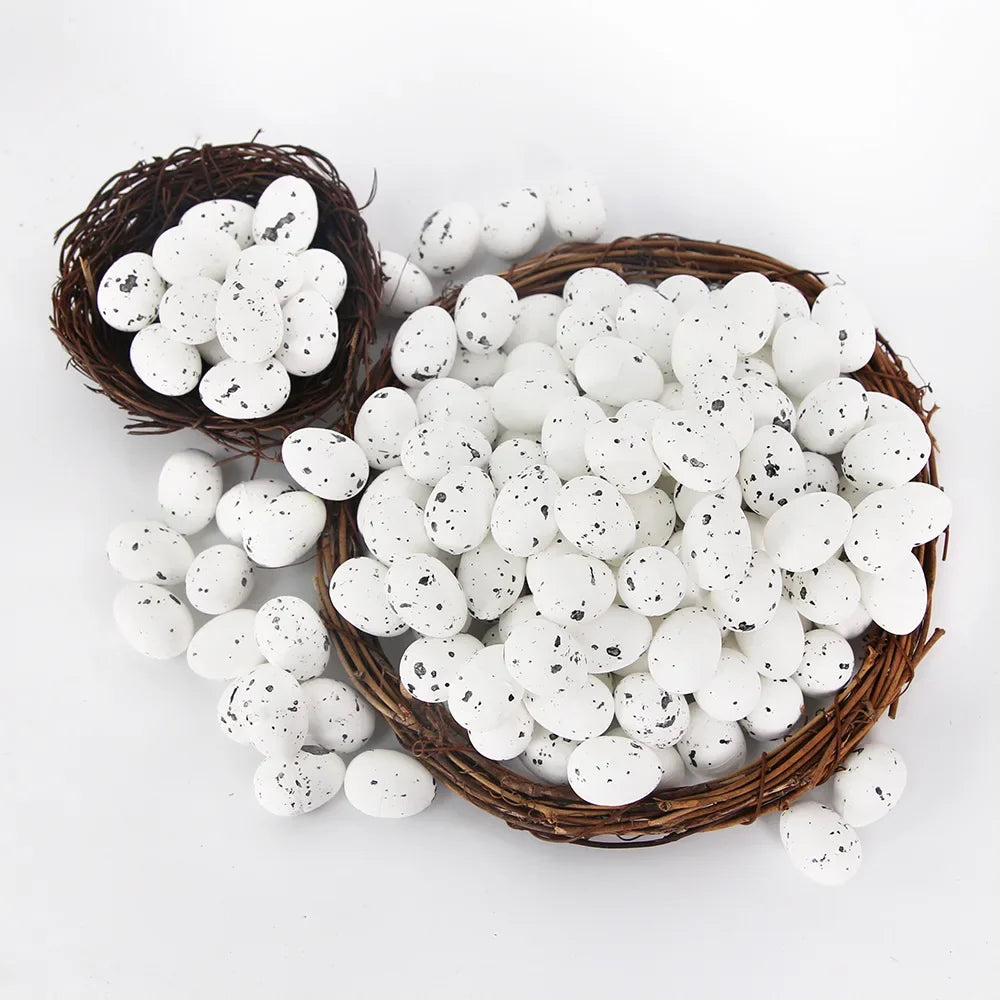 100PCS Colorful Foam Easter Eggs – Perfect for Crafts & Party Decor - candletown.net