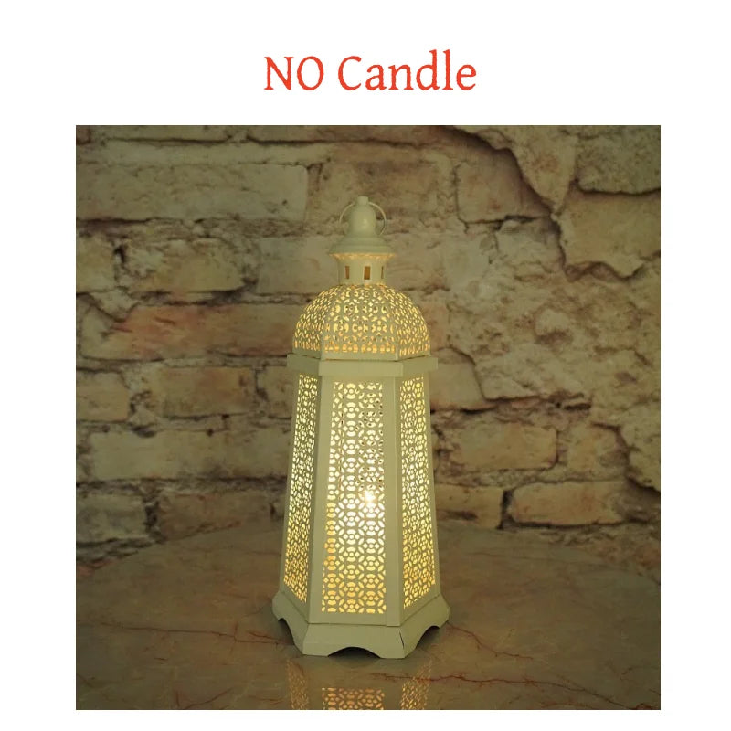 Rustic Vintage Metal Candle Lantern – Nordic & Farmhouse Decor - candletown.net