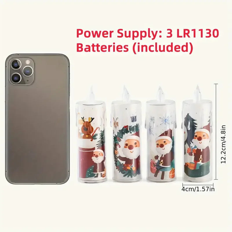 Flameless LED Votive Candles – 4–6pcs Set