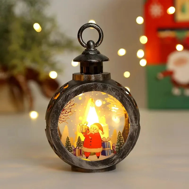 Christmas LED Candle Lantern – Santa & Snowman Edition