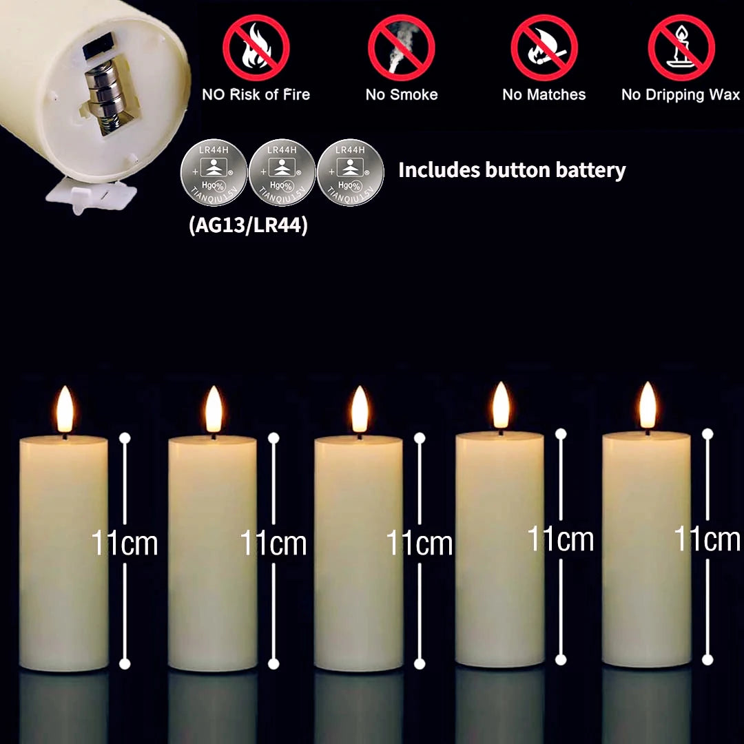 Flameless LED Candles Bulk Set - candletown.net