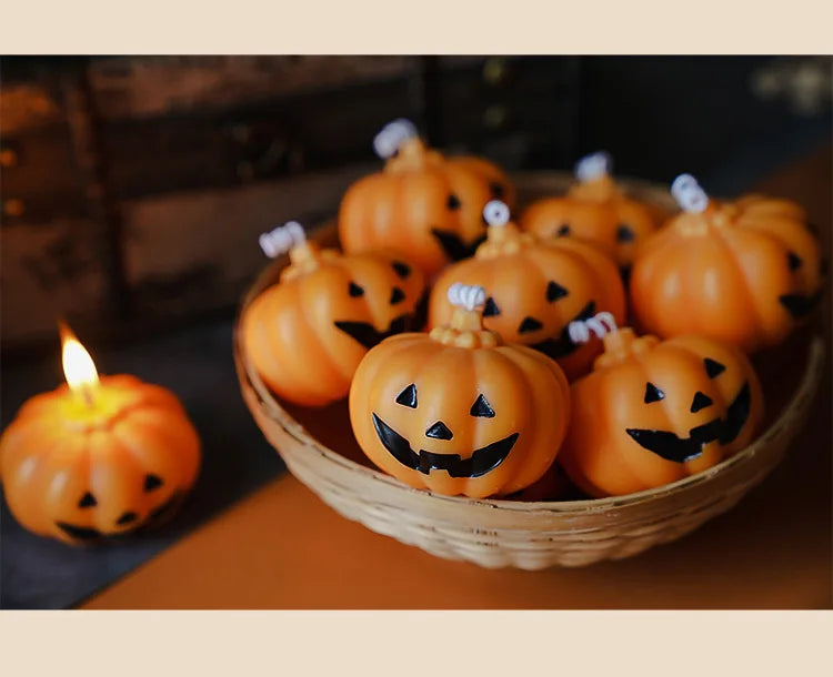 Handmade Halloween Scented Candles – Skull, Pumpkin & Tombstone Designs - candletown.net