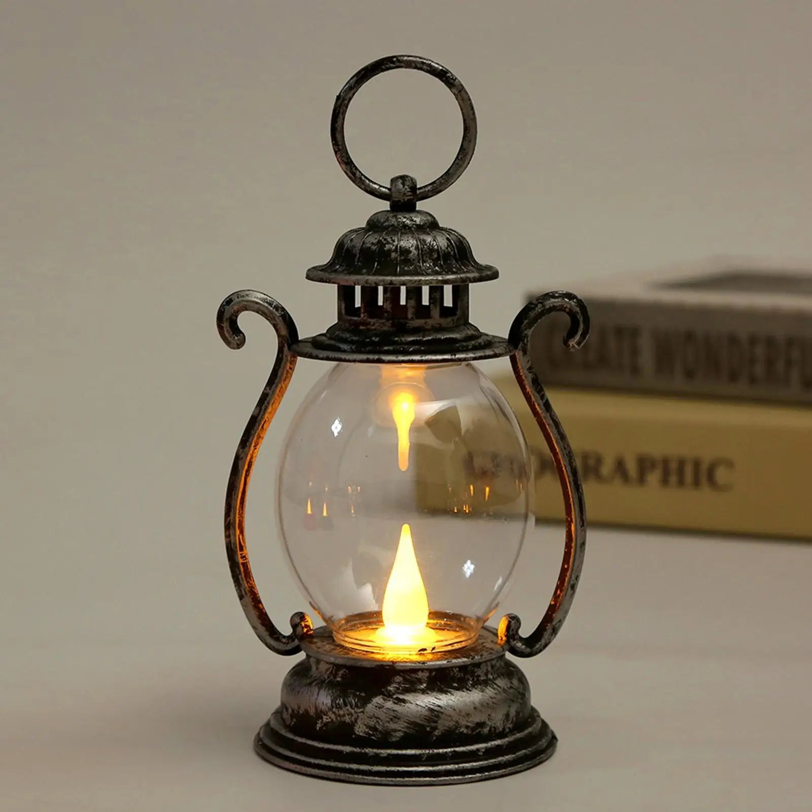 Vintage LED-lyhty – Paristokäyttöinen Koristevalo