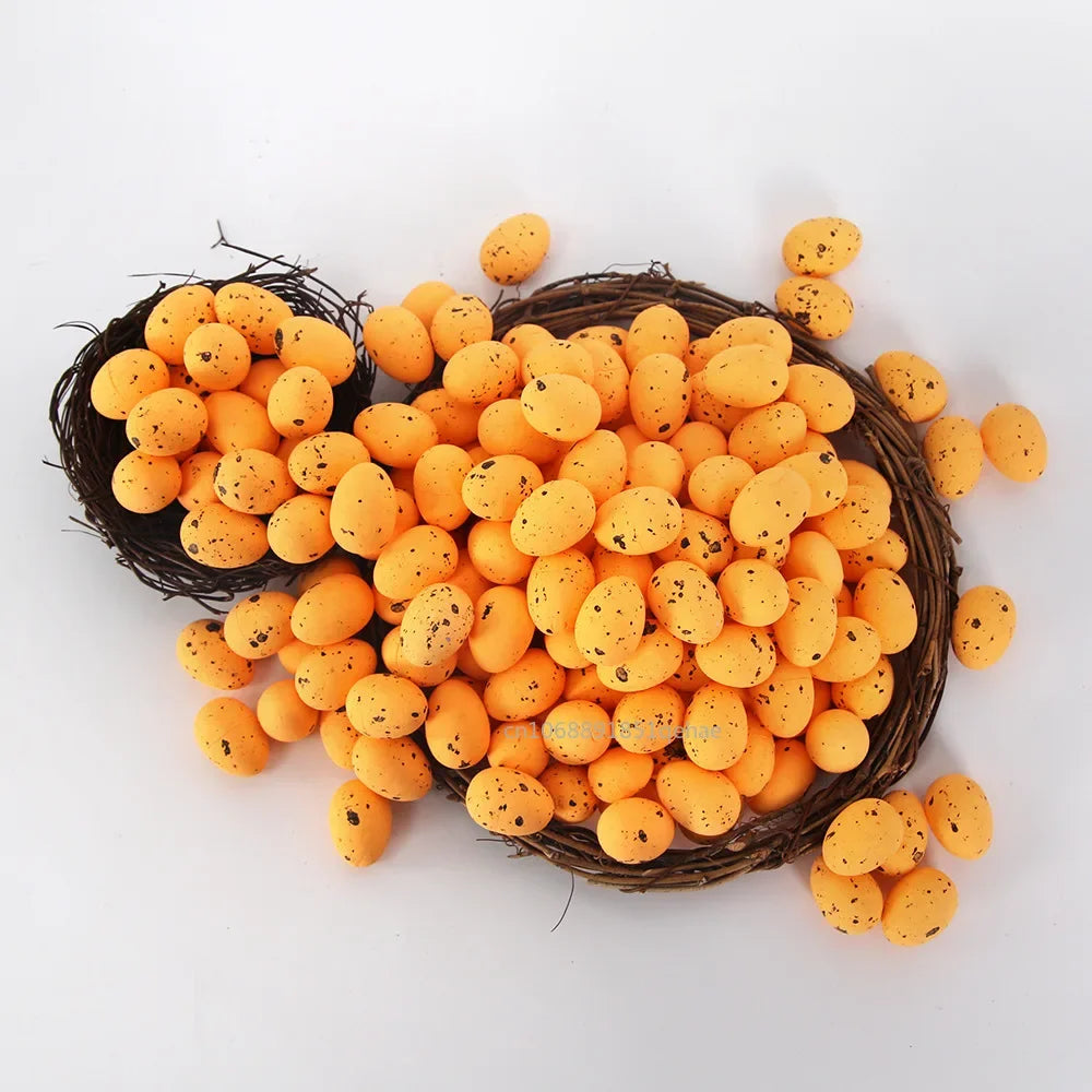100PCS Colorful Foam Easter Eggs – Perfect for Crafts & Party Decor - candletown.net