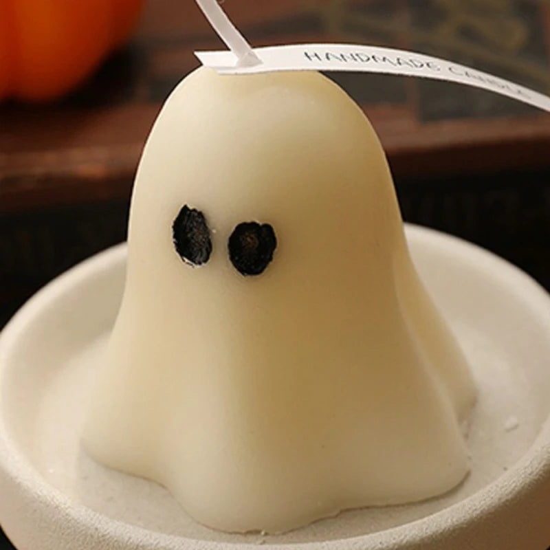 6-Piece Halloween Ghost Candle Set – Soy & Beeswax Aromatherapy - candletown.net