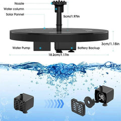 Solar Water Fountain Pump for Garden Ponds - candletown.net