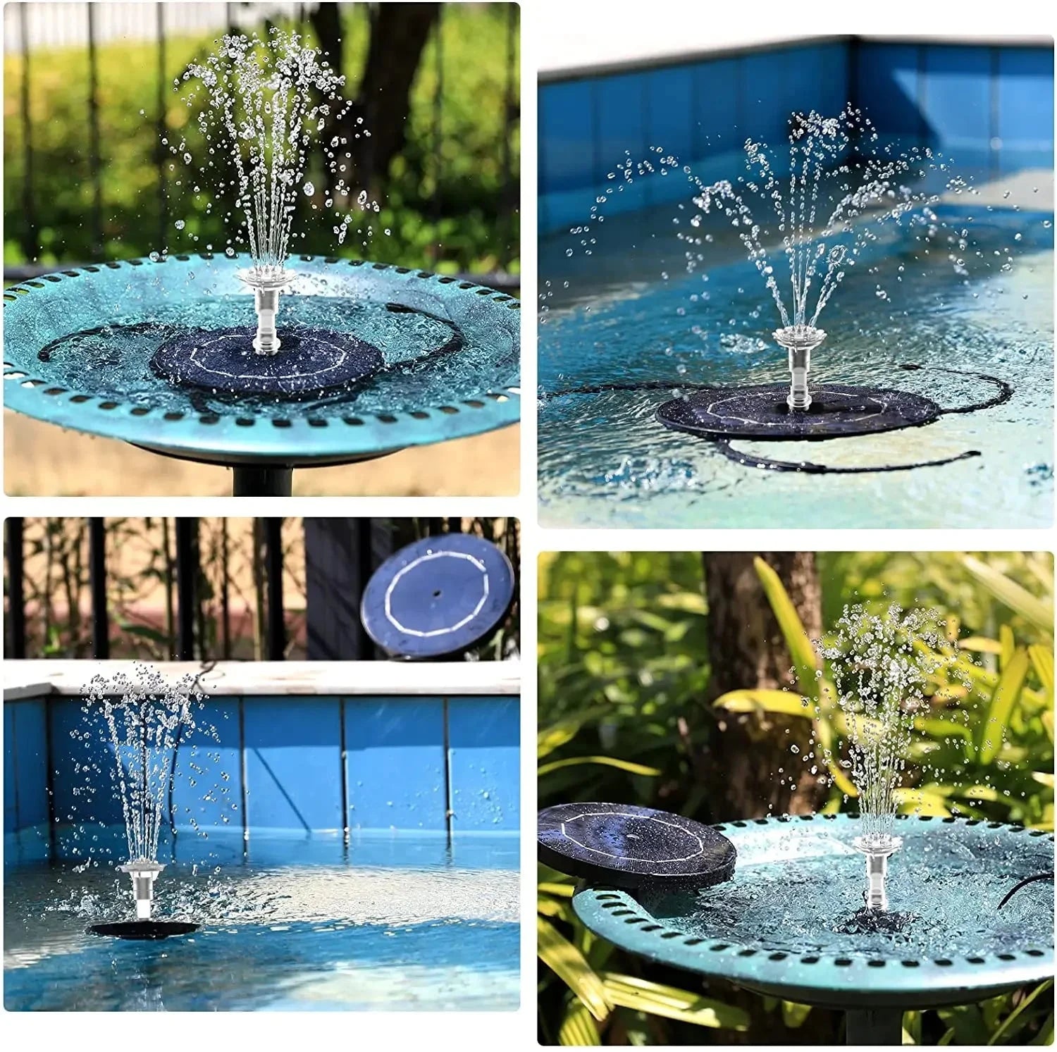 Solar Water Fountain Pump for Garden Ponds - candletown.net