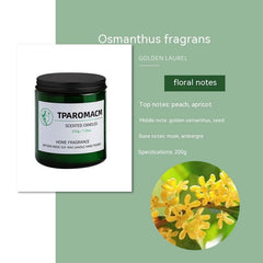 TPAROMACM Smokeless Aromatherapy Glass Candle - Hand-Poured Soy Wax - candletown.net