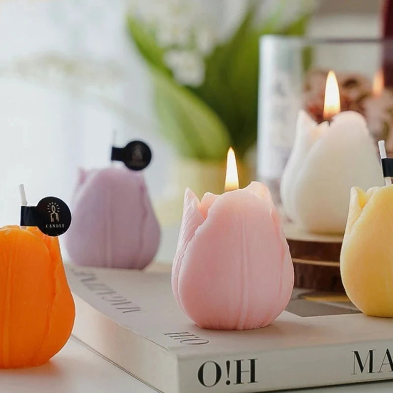 Tulip Flower Candle - candletown.net