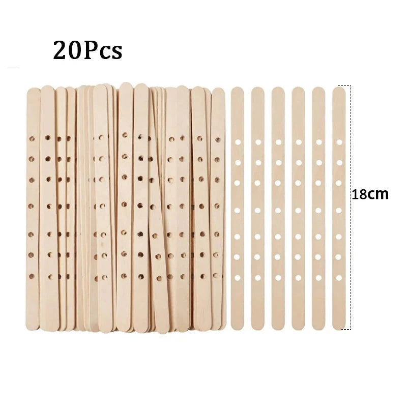 Waxed Cotton Candle Wicks Set - candletown.net