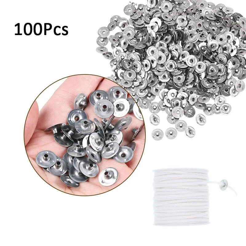 Waxed Cotton Candle Wicks Set - candletown.net