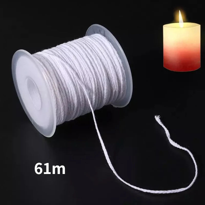 Waxed Cotton Candle Wicks Set – Create Smokeless Candles with Ease - candletown.net