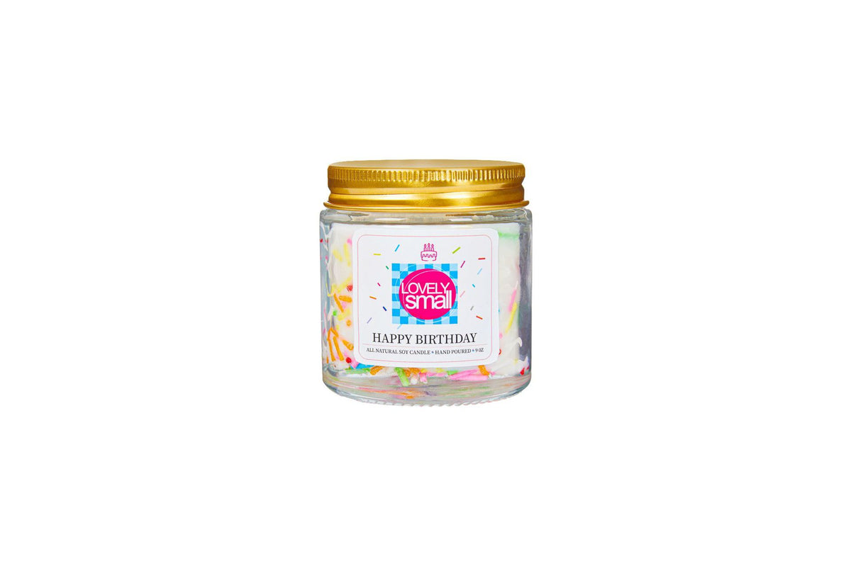 Candy Sprinkle Soy Candle – Handmade Aromatherapy
