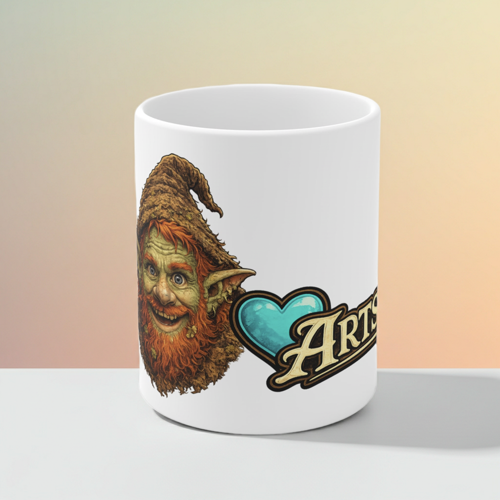 ARTSI Heart Spirit Ceramic Mug