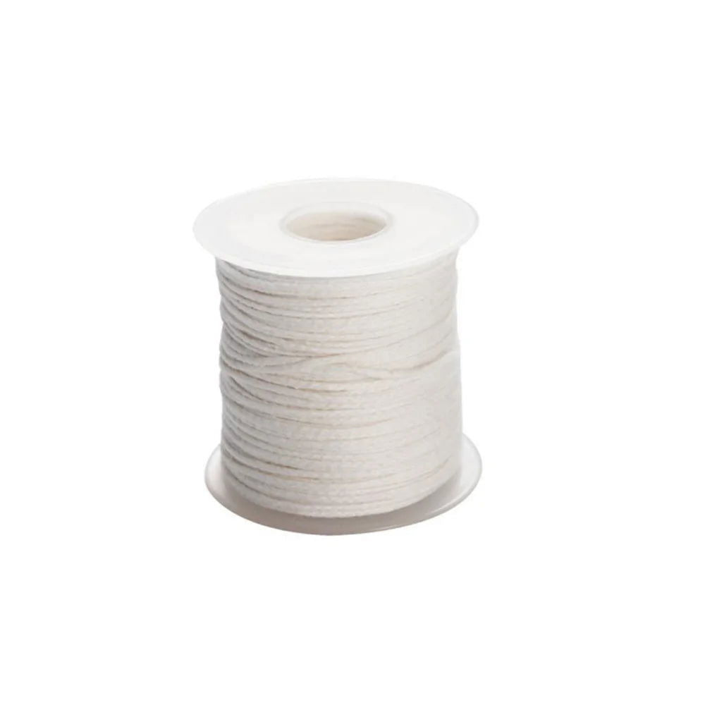 61m/roll 100% Cotton Candle Wicks - Smokeless Braid Candle Wick for Candle Making - candletown.net